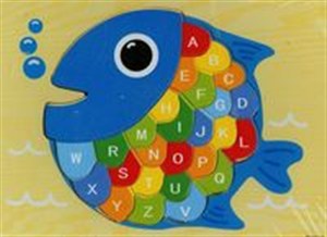 Picture of Drewniana układanka 16 elementów Ryba