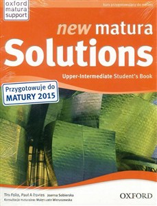 Obrazek Matura Solutions N Upp-Inter. 2E SB+Exam Brochure