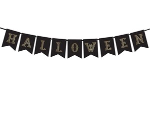 Picture of Baner Halloween czarny 20x175cm