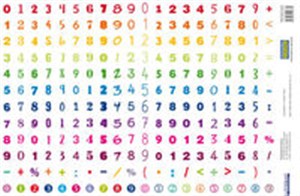 Picture of Naklejki Cyfry (240 naklejek)