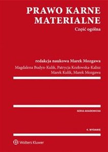 Picture of Prawo karne materialne Część ogólna