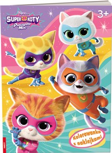 Obrazek Superkoty Kolorowanka z naklejkami