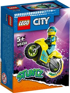 Obrazek LEGO City Cybermotocykl kaskaderski 60358