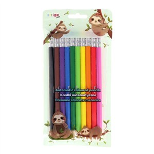 Picture of Kredki automatyczne Strigo z wymiennym grafitem 10 kolorów