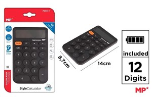 Obrazek Kalkulator 8,7x14cm czarny