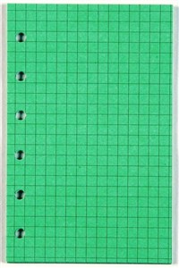 Picture of Wkład do organizera A5/kratka zielona ANTRA