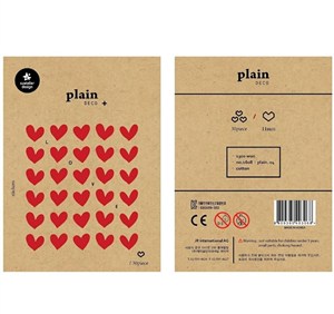 Obrazek Naklejki Serca 11mm 30 szt Suatelier