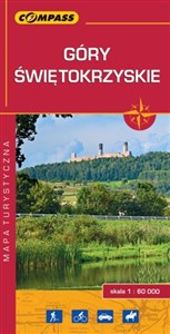 Obrazek Góry Świętokrzyskie mapa turystyczna