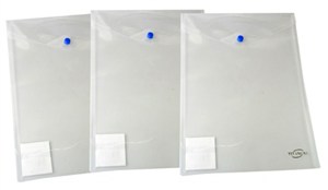 Obrazek Teczka Kopertowa pionowa bezbarwna