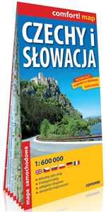 Picture of Czechy i Słowacja laminowana mapa samochodowa 1:600 000