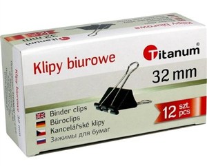 Picture of Klipy biurowe 32mm 12szt
