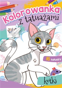 Picture of Kolorowanka z tatuażami Kotki
