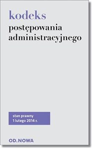 Obrazek Kodeks postępowania administracyjnego