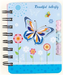 Obrazek Notes na spirali Butterfly 50K
