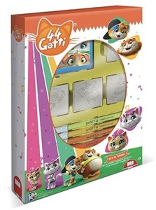 Obrazek Pieczątki 4 sztuki 44 Koty