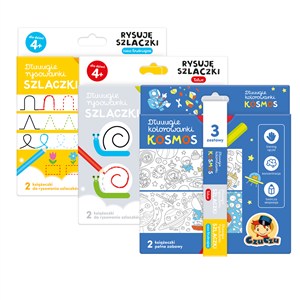 Obrazek CzuCzu Zestaw rysowanek Kosmos 4+