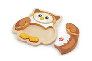 Obrazek Puzzle drewniane Sowa