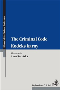 Picture of Kodeks karny The Criminal Code wydanie dwujęzyczne