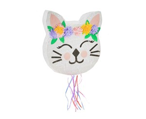 Obrazek Piniata Kotek z Kwiatami 33x35x7.5cm