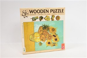 Obrazek Puzzle Drewniane - Słoneczniki Vincent van Gogh 200