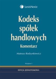 Obrazek Kodeks spółek handlowych Komentarz