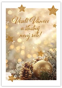 Picture of Karnet Wesołych Świąt - Vesele Vanoce Cestina