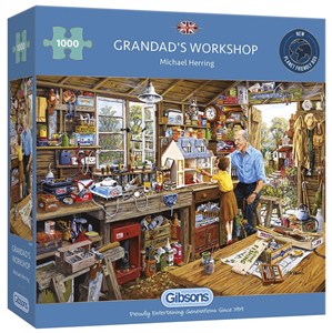 Obrazek Puzzle 1000 Warsztat dziadka G3