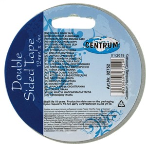 Obrazek Taśma biurowa dwustronna 12mmx6m 82752