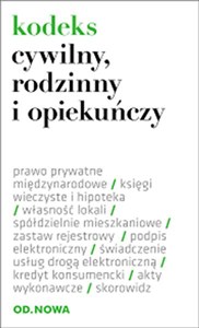 Obrazek Kodeks cywilny, rodzinny i opiekuńczy