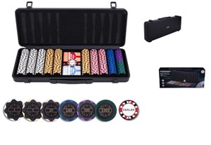 Obrazek Zestaw do pokera 500 Exclusive nominały