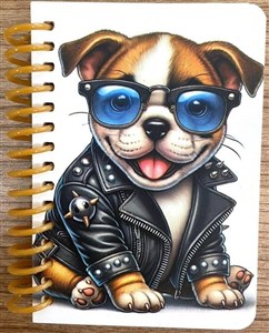 Picture of Kołonotatnik ozdobny A7/64K gładki Pies