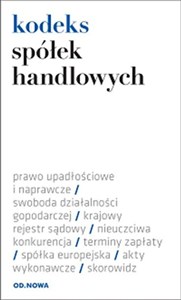Obrazek Kodeks spółek handlowych