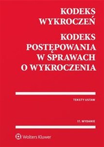 Picture of Kodeks wykroczeń Kodeks postępowania w sprawach o wykroczenia