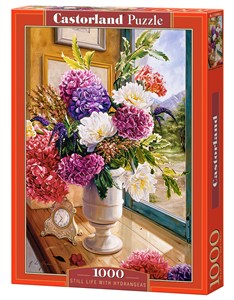Obrazek Puzzle Still Life with Hydrangeas 1000 C-104444