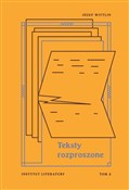 polish book : Teksty roz... - Józef Wittlin