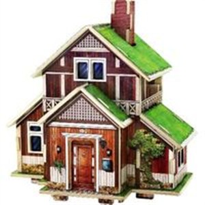 Obrazek Puzzle drewniane 3D Rezydencja