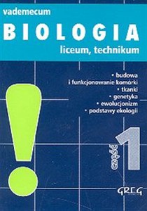 Picture of Vademecum mini Biologia 1 Liceum technikum