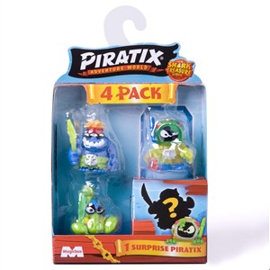 Obrazek Piratix Shark Treasure 4 pack 1szt.mix