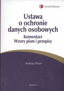 Picture of Ustawa o ochronie danych osobowych Komentarz wzory pism i przepisy