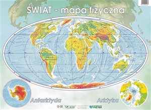 Obrazek Puzzle - Świat mapa fizyczna