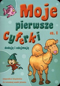 Obrazek Moje pierwsze cyferki 1 zmywalna książeczka do wczesnej nauki pisania