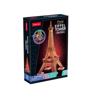 Picture of Puzzle 3D LED Wieża Eiffla