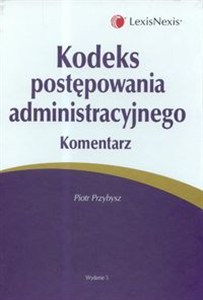 Obrazek Kodeks postępowania administracyjnego Komentarz