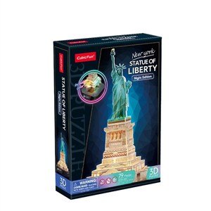Obrazek Puzzle 3D LED Statua Wolności wersja nocna