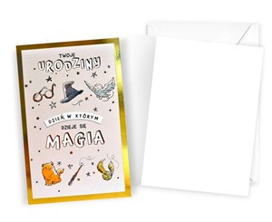 Obrazek Karnet urodziny Harry Potter