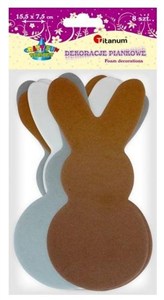 Obrazek Piankowe Króliki 75x155mm mix 8szt