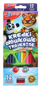 Obrazek Kredki trójkątne 12 kolorów