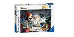 Obrazek Puzzle 1000 Artystyczne biurko