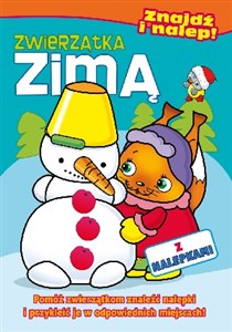 Picture of Zwierzątka zimą Znajdź i nalep!