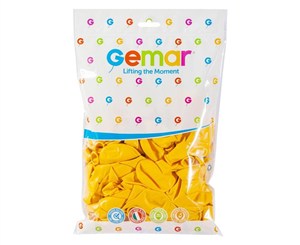 Picture of Balony pastelowe ciemnożółte 25cm 100szt.